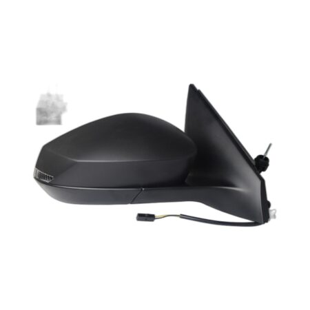 Retrovisore Destro Skoda Fabia 2021+ - Meccanico Con Fanalino A Led Nero