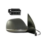 Retrovisore Destro Volkswagen Amarok 2013-2015 - Elettrico Termico 5Pin Con Primer Base Cromata Gps Sistem