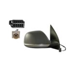 Retrovisore Destro Volkswagen Amarok 2016+ - Elettrico Termico 5+1Pin Con Primer Base Cromata Con Radio System