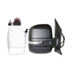 Retrovisore Destro Volkswagen Lt 2017+ - - Crafter 2017 - Man Tge 2016 Elettrico Termico Ribaltabile Con Fanalino Nero8Pin Blis