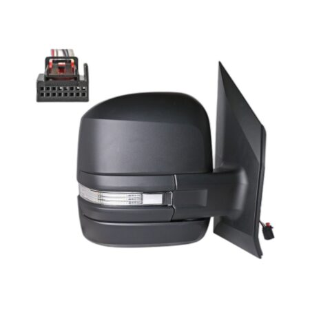 Retrovisore Destro Volkswagen Lt 2017+ - - Crafter 2017 - Man Tge 2016 Elettrico Termico Con Fanalino Nero 6Pin Blis