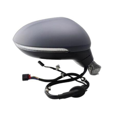 Retrovisore Destro Volkswagen Passat 2014+ - Elettrico Termico Con Fanalino E Luce Di Cortesia 9+2 Pin Lane Assist Con Primer