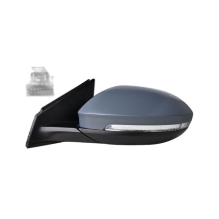 Specchietto Retrovisore Destro Volkswagen Taigo 2021+ – Elettrico, Riscaldato, Ripiegabile, con Freccia, Memoria, Luce Cortesia, 15 Pin, Verniciabile