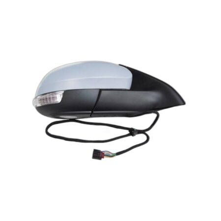 Specchietto Retrovisore Destro Volkswagen Tiguan 2011+ – Elettrico, Riscaldato, Ripiegabile, con Freccia, Luce Cortesia, 9 Pin, Verniciabile