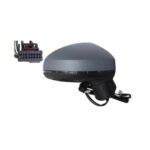 Retrovisore Sinistro Audi A1 2010-2013 - Elettrico Termico Ribaltabile Con Fanalino Con Primer 8Pin Asferica