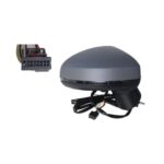 Retrovisore Sinistro Audi A1 2014-2017 - Elettrico Termico Con Fanalino Con Primer 6Pin Asferica