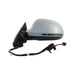 Retrovisore Sinistro Audi A3 Sport Back 2008-2009 - Elettrico Termico Con Fanalino C\Primer 8 Pin Asferica