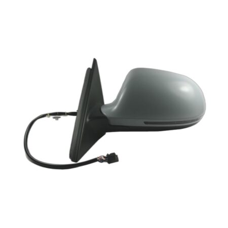 Specchietto Retrovisore Sinistro Audi A4 2007+ – Elettrico, Riscaldato, con Freccia, Asferico, 6 Pin, Verniciabile
