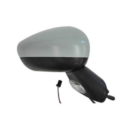 Specchietto Retrovisore Sinistro Citroen C3 2010+ – Elettrico, Riscaldato, Ripiegabile, con Freccia, Base Nera, 9 Pin, Verniciabile