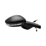 Retrovisore Sinistro Citroen C3 2016-2017 - Meccanico Con Fanalino Nero 2Pin