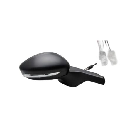 Retrovisore Sinistro Citroen C3 2018+ - Meccanico Con Fanalino Nero 2Pin