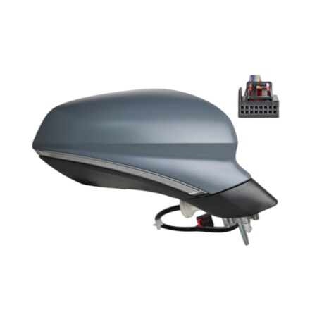 Specchietto Retrovisore Sinistro Cupra Formentor 2020+ – Elettrico, Riscaldato, Ripiegabile, con Freccia, Memoria, Luce Cortesia, 13 Pin, Verniciabile