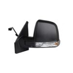 Retrovisore Sinistro FIAT Doblo' 2015+ - Meccanico Con Fanalino Modello Combi/Panorama Nero 2Pin