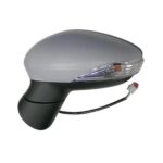 Retrovisore Sinistro Ford Fiesta 2013-2016 - Elettrico Termico Con Primer Con Fanalino E Luce Di Cortesia Asferica