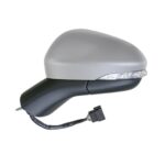 Retrovisore Sinistro Ford Mondeo 2014-2018 - Elettrico Termico Con Fanalino Con Primer Base Nera 6Pin Asferica
