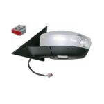 Retrovisore Sinistro Ford S-Max 2006+ - Elettrico Termico Con Fanalino E Luce Cortesia Connettore 12 Fori (7Pin) Asferica