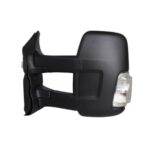 Retrovisore Sinistro Ford Transit 2014-2019 - Manuale Con Fanalino Bianco Braccio Lungo 5W Nero 2Pin