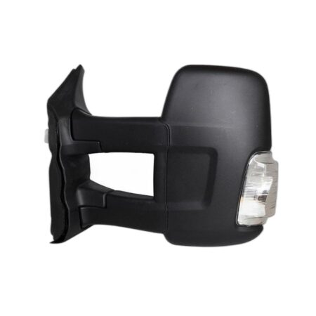 Specchietto Retrovisore Sinistro Ford Transit 2014 – Manuale, con Freccia, 2 Pin, Nero (Variante A)