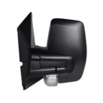Retrovisore Sinistro Ford Transit Custom - Tourneo Custom 2018+ - Manuale Con Fanalino(Wy5W) Nero 2Pin