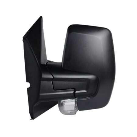 Specchietto Retrovisore Sinistro Ford Transit Custom / Ford Tourneo Custom 2018 – Manuale, con Freccia, 2 Pin, Nero