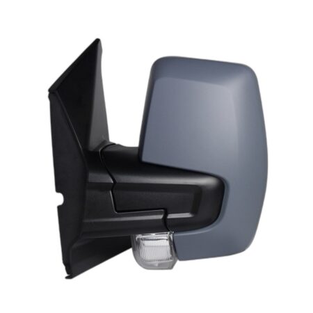 Specchietto Retrovisore Sinistro Ford Transit Custom / Ford Tourneo Custom 2018 – Manuale, con Freccia, 2 Pin, Verniciabile