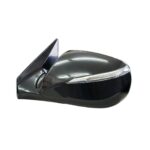 Retrovisore Sinistro Hyundai Santafe' 2012-2014 - Elettrico Termico Ribaltabile Con Fanalino Nero Verniciabile 9Pin