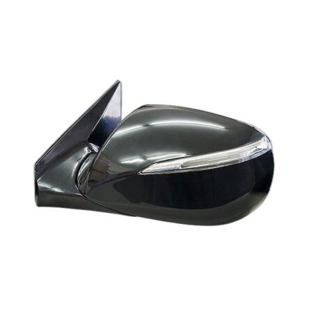 Retrovisore Sinistro Hyundai Santafe' 2012-2014 - Elettrico Termico Ribaltabile Con Fanalino E Luce Di Cortesia Nero Verniciabile 10Pin