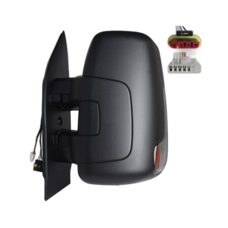 Specchietto Retrovisore Sinistro Iveco Daily 2014+ – Elettrico, Riscaldato, con Freccia, Sonda Temp., 9 Pin, Nero (Variante B)