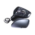 Retrovisore Sinistro Mazda 3 2013-2016 - Elettrico Termico Ribaltabile Con Fanalino A Led Blind Spot 10 Pin Lane Assist Con Primer Asferica