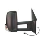 Retrovisore Sinistro Mercedes Sprinter 2006-2008 - Elettrico Termico Braccio Lungo Con Fanalino Con Cablaggio Corto 6Pin