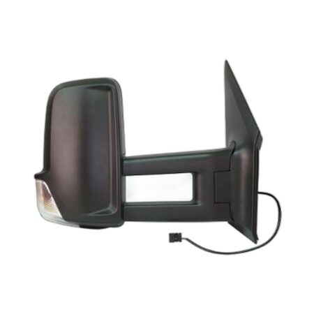Retrovisore Sinistro Mercedes Sprinter 2006-2008 - Elettrico Termico Braccio Lungo Con Fanalino Con Cablaggio Corto 6Pin
