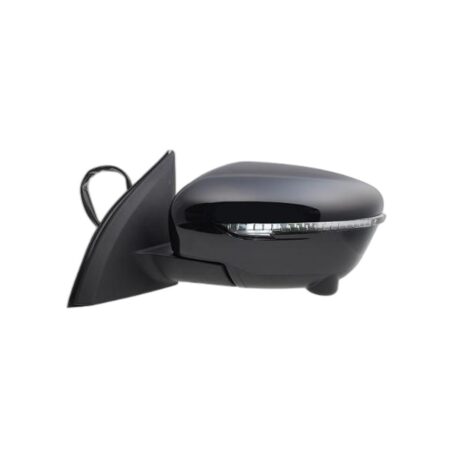 Specchietto Retrovisore Sinistro Nissan Qashqai 2013+ – Elettrico, Riscaldato, Ripiegabile, con Freccia, 13 Pin, Verniciabile