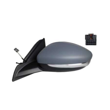 Specchietto Retrovisore Sinistro Peugeot 208 2019+ / Opel Corsa 2019+ – Manuale, con Freccia, 2 Pin, Verniciabile