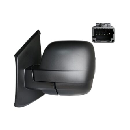 Specchietto Retrovisore Sinistro Renault Trafic 2021+ / Nissan Primastar 2021+ – Elettrico, Riscaldato, con Freccia, Asferico, 7 Pin, Nero