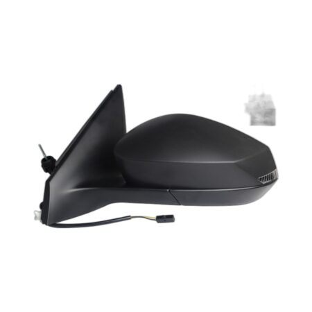Retrovisore Sinistro Skoda Fabia 2021+ - Meccanico Con Fanalino A Led Nero