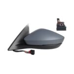 Retrovisore Sinistro Skoda Kamiq 2019+ - - Scala 2019 Elettrico Termico Ribaltabile Con Fanalino A Led Con Primer 12Pin Blis