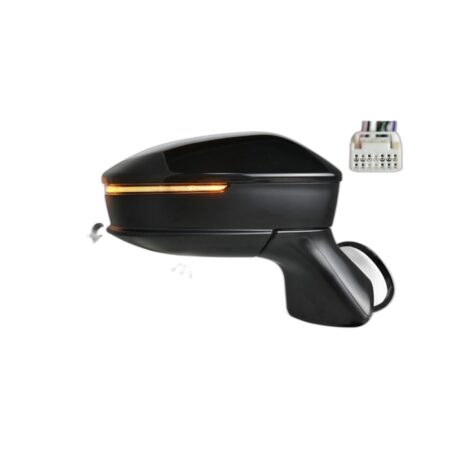 Specchietto Retrovisore Sinistro Toyota Ch-R 2023+ – Elettrico, Riscaldato, Ripiegabile, con Freccia, Angolo Cieco, Luce Cortesia, 10 Pin, Verniciabile