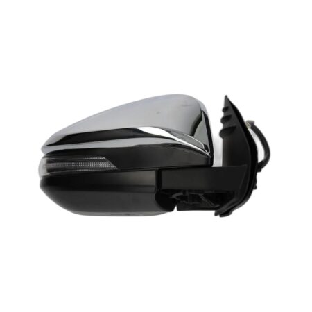 Retrovisore Sinistro Toyota Hi-Lux 2016+ - Elettrico Ribaltabile Con Fanalino Cromato 7Pin
