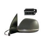 Retrovisore Sinistro Volkswagen Amarok 2013-2015 - Elettrico Termico 5Pin Con Primer Base Cromata Gps Sistem