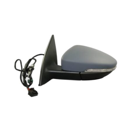 Specchietto Retrovisore Sinistro Volkswagen Eos 2008+ – Elettrico, Riscaldato, Ripiegabile, con Freccia, Memoria, Luce Cortesia, 13 Pin, Verniciabile