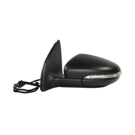 Specchietto Retrovisore Sinistro Volkswagen Golf Vi 2008+ – Elettrico, Riscaldato, Ripiegabile, con Freccia, Memoria, Luce Cortesia, 9 Pin, Verniciabile