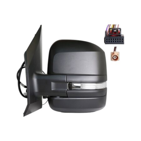 Specchietto Retrovisore Sinistro Volkswagen Lt 2017+ / Volkswagen Crafter 2017+ – Elettrico, Riscaldato, 6+1 Pin, Nero