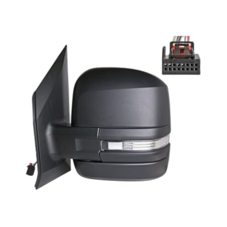 Retrovisore Sinistro Volkswagen Lt 2017+ - - Crafter 2017 - Man Tge 2016 Elettrico Termico Con Fanalino Nero 6Pin Blis