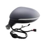 Retrovisore Sinistro Volkswagen Passat 2014+ - Elettrico Termico Con Fanalino 6+2 Pin Lane Assist Con Primer Asferica