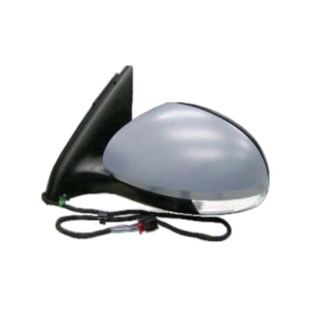 Specchietto Retrovisore Sinistro Volkswagen Tiguan 2007+ – Elettrico, Riscaldato, con Freccia, Asferico, 6 Pin, Verniciabile