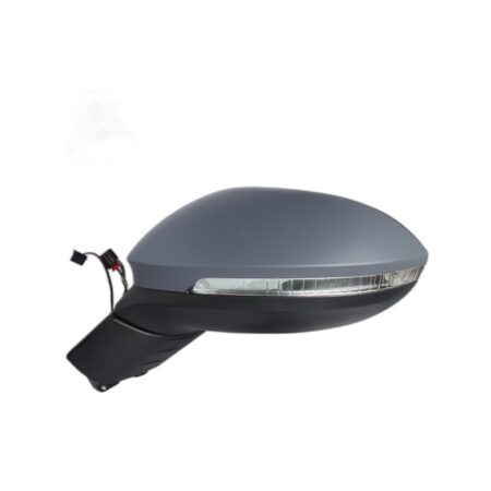 Specchietto Retrovisore Sinistro Volkswagen Id.3 2020+ – Elettrico, Riscaldato, Ripiegabile, con Freccia, Luce Cortesia, 9+3 Pin, Verniciabile