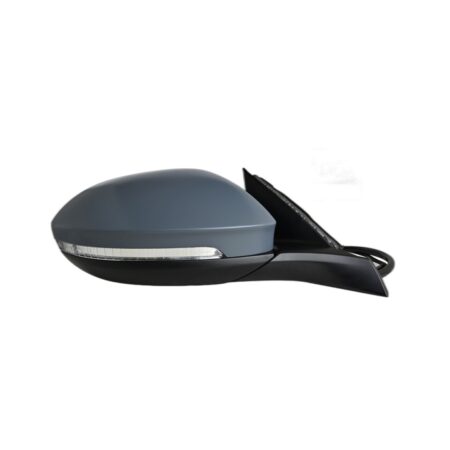 Specchietto Retrovisore Sinistro Volkswagen T-Roc 2021+ – Elettrico, Riscaldato, Ripiegabile, con Freccia, Memoria, Luce Cortesia, Asferico, 13+2 Pin