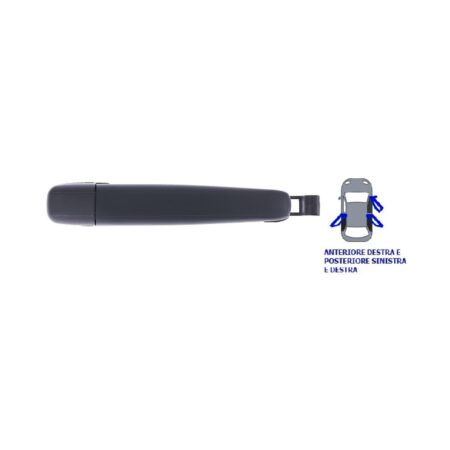 Maniglia esterna sportello anteriore Citroen C2 2003+