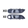 Maniglia interna sinistra sportello posteriore senza foro blocchetto chiave Ford Fiesta 2008+, originale BE8Z5422601FA