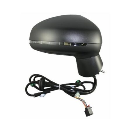 Specchietto Retrovisore Destro Audi A1 2010+ – Elettrica, Riscaldato, con Freccia, 6 Pin, Verniciabile (Primer)